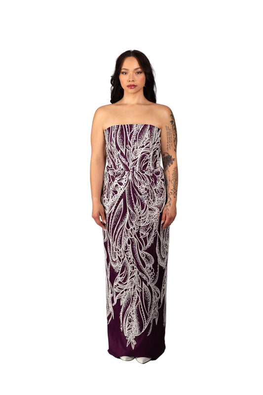 Alkaline Strapless Beaded Gown (Pre-Sale)