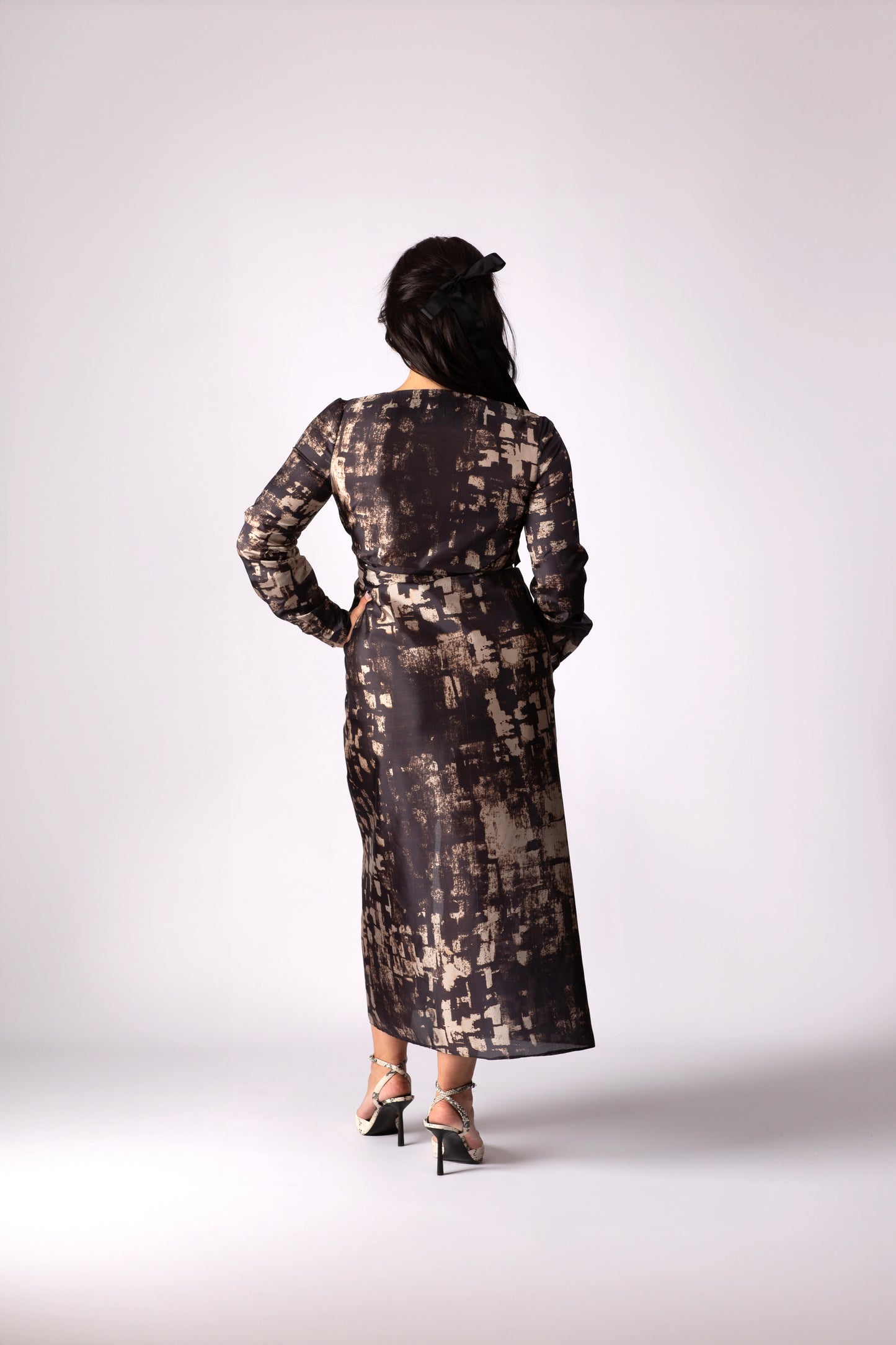 Alkaline Silk Wrap dress (Pre-sale)