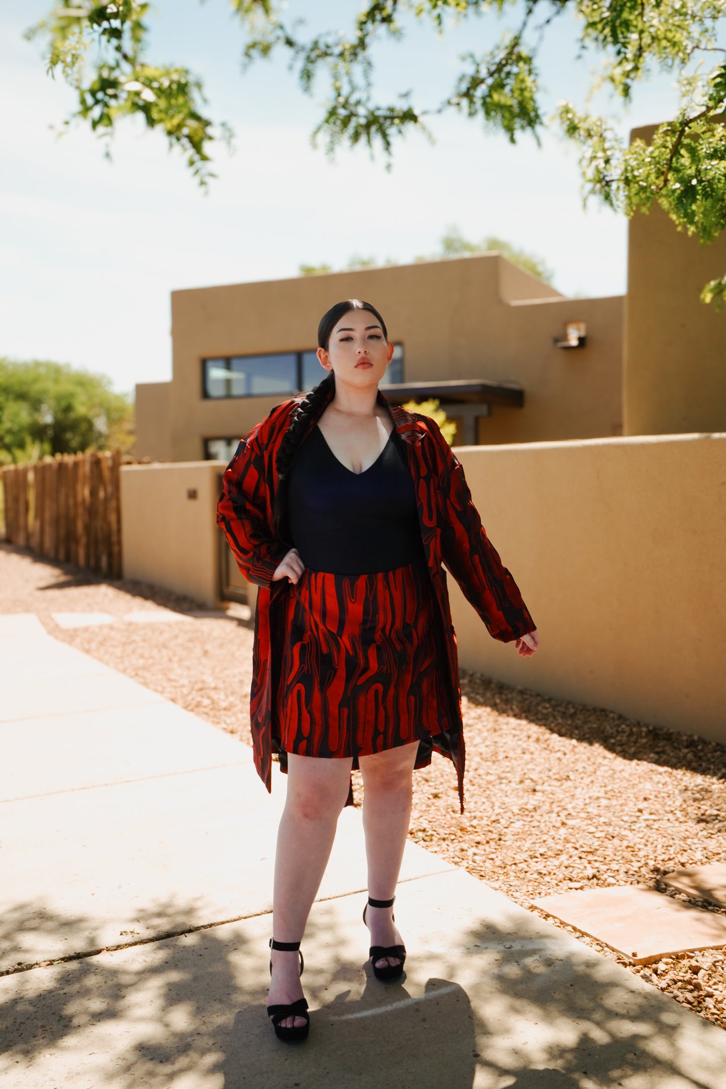 Brocade Trench Coat (Pre-Sale)