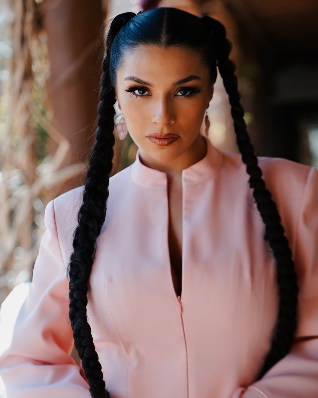 Zip Front Blazer Dress