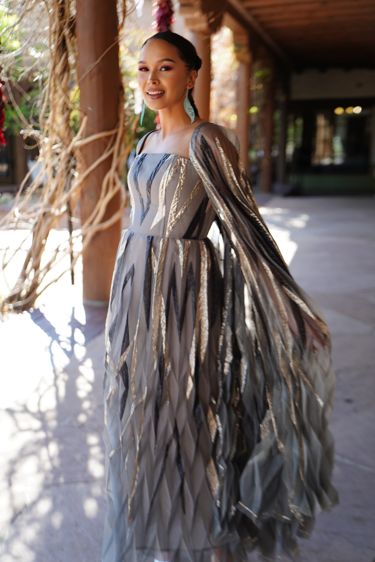 Large Feather Earrings