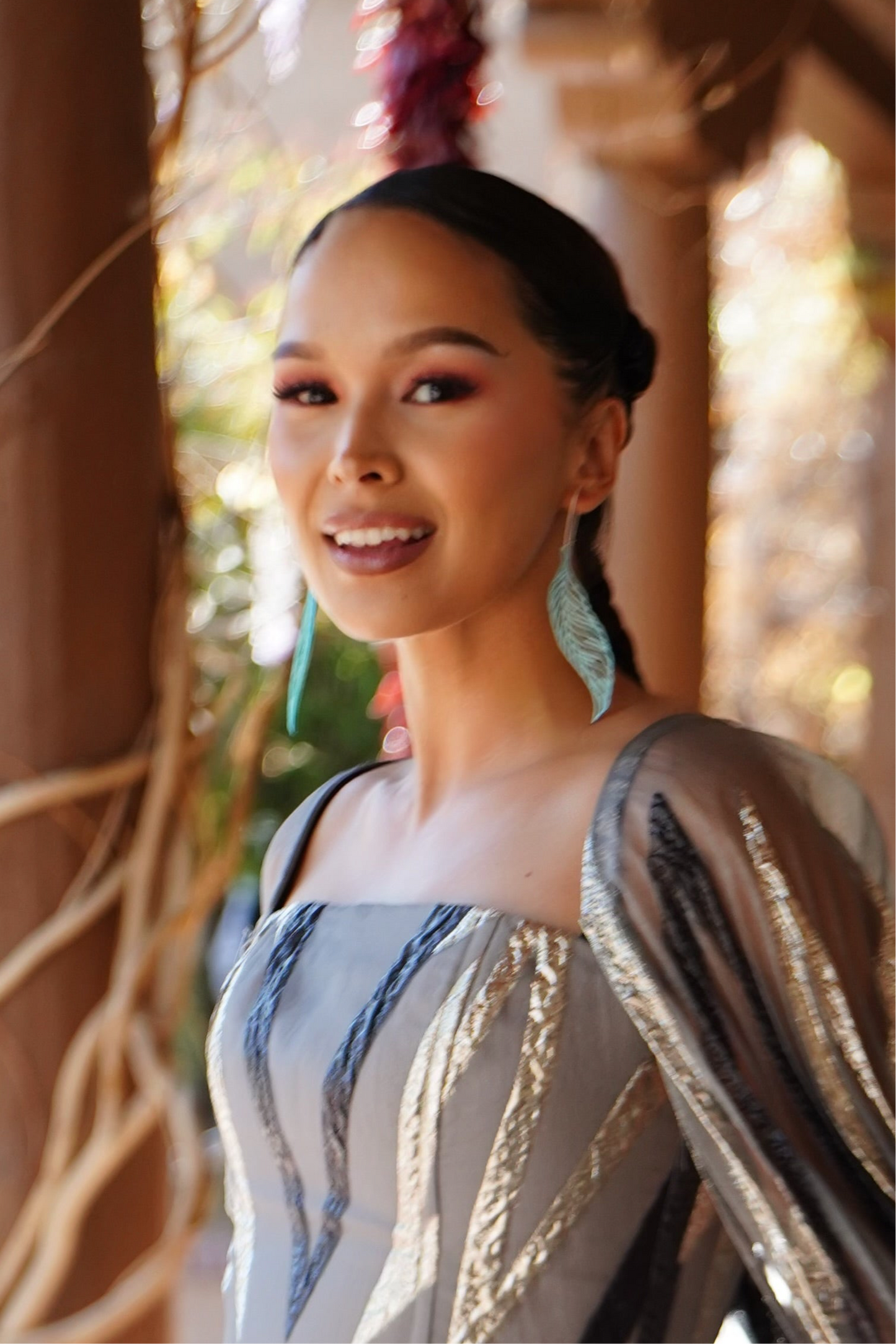 Large Feather Earrings
