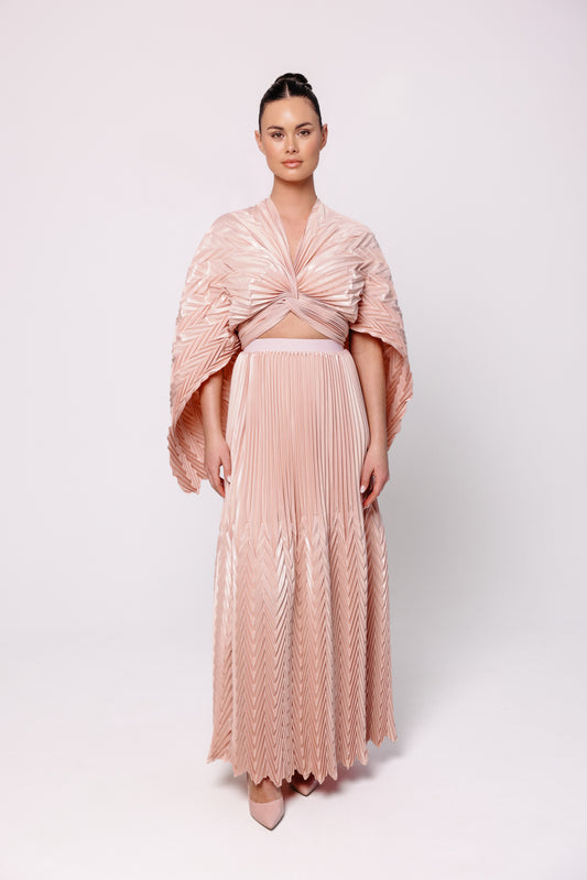 Pleated Maxi Skirt (Pre-Sale)