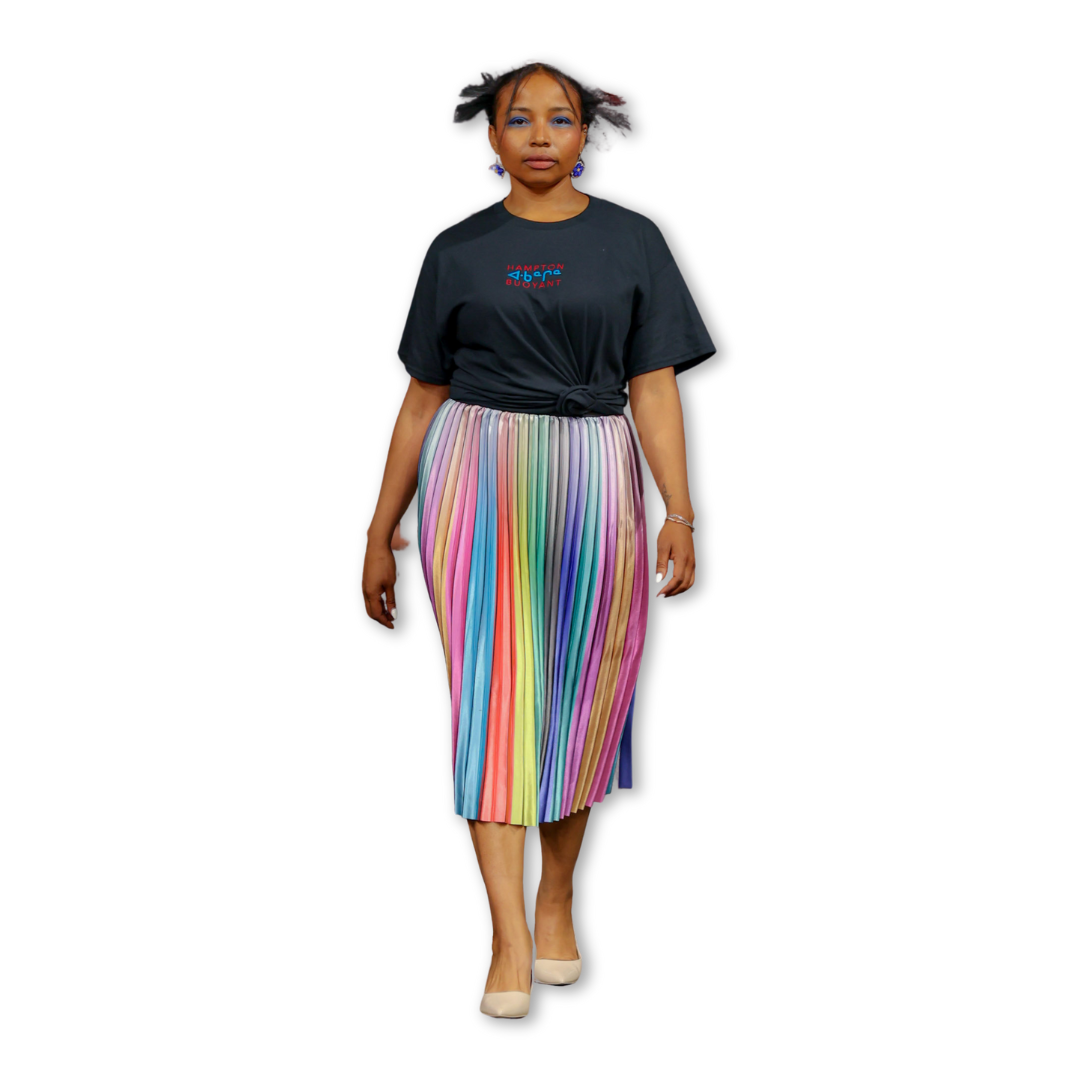 Striped clearance skirt rainbow