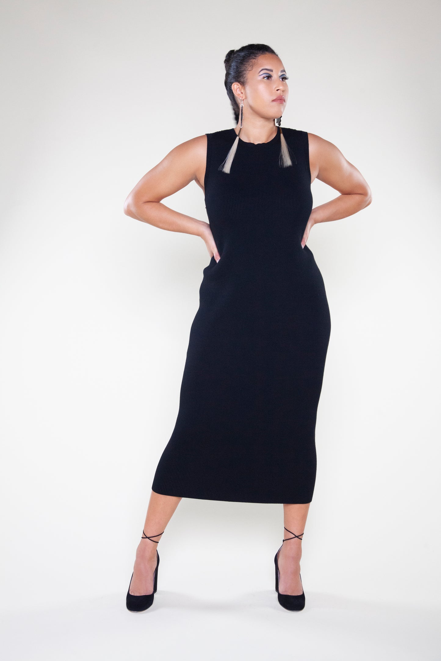 Knit Fitted Long Dress