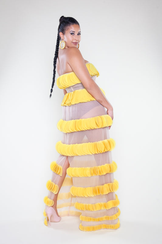 Lasercut Circle Gown (Sample)