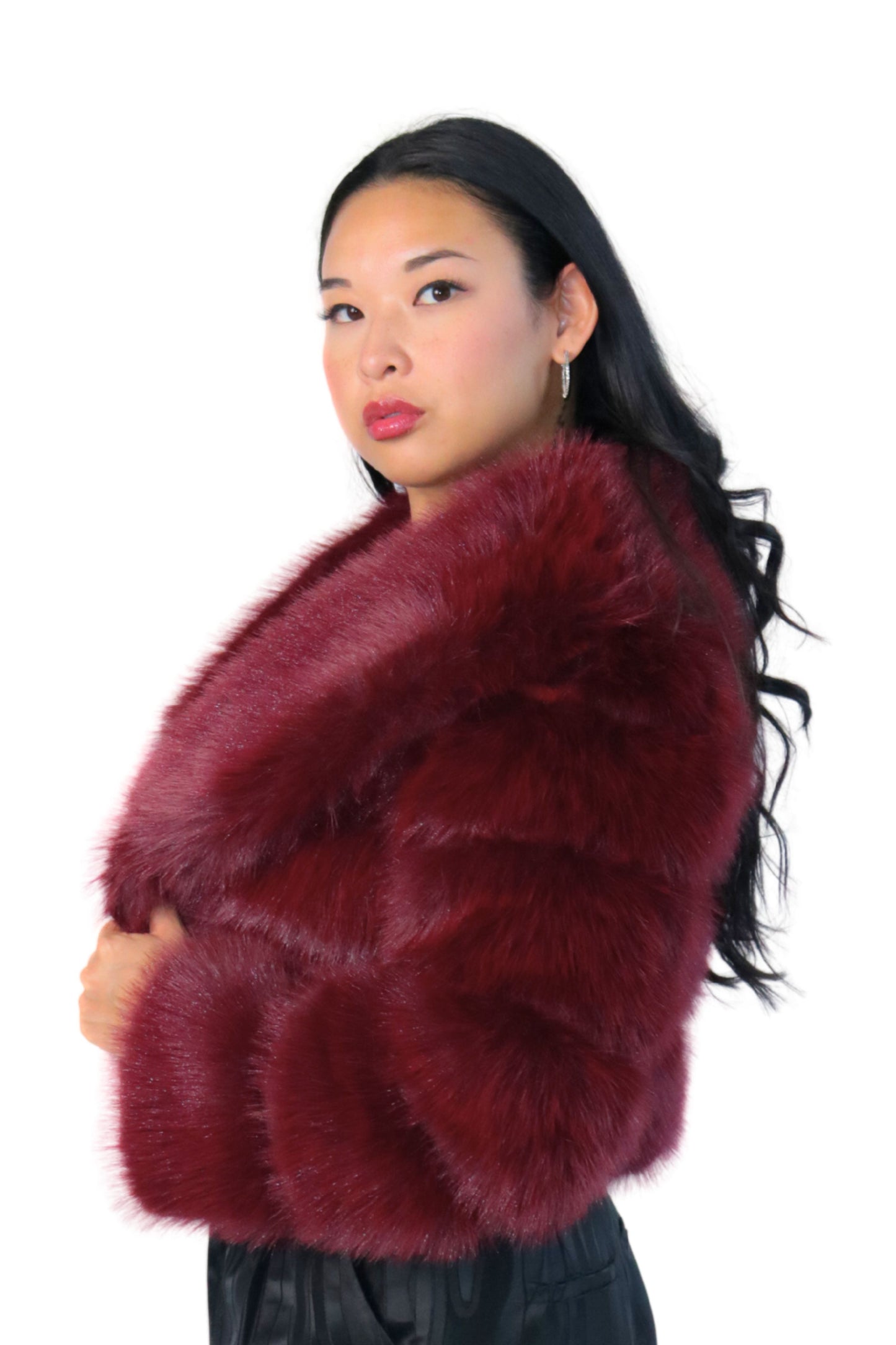 Cropped Fur Jacket
