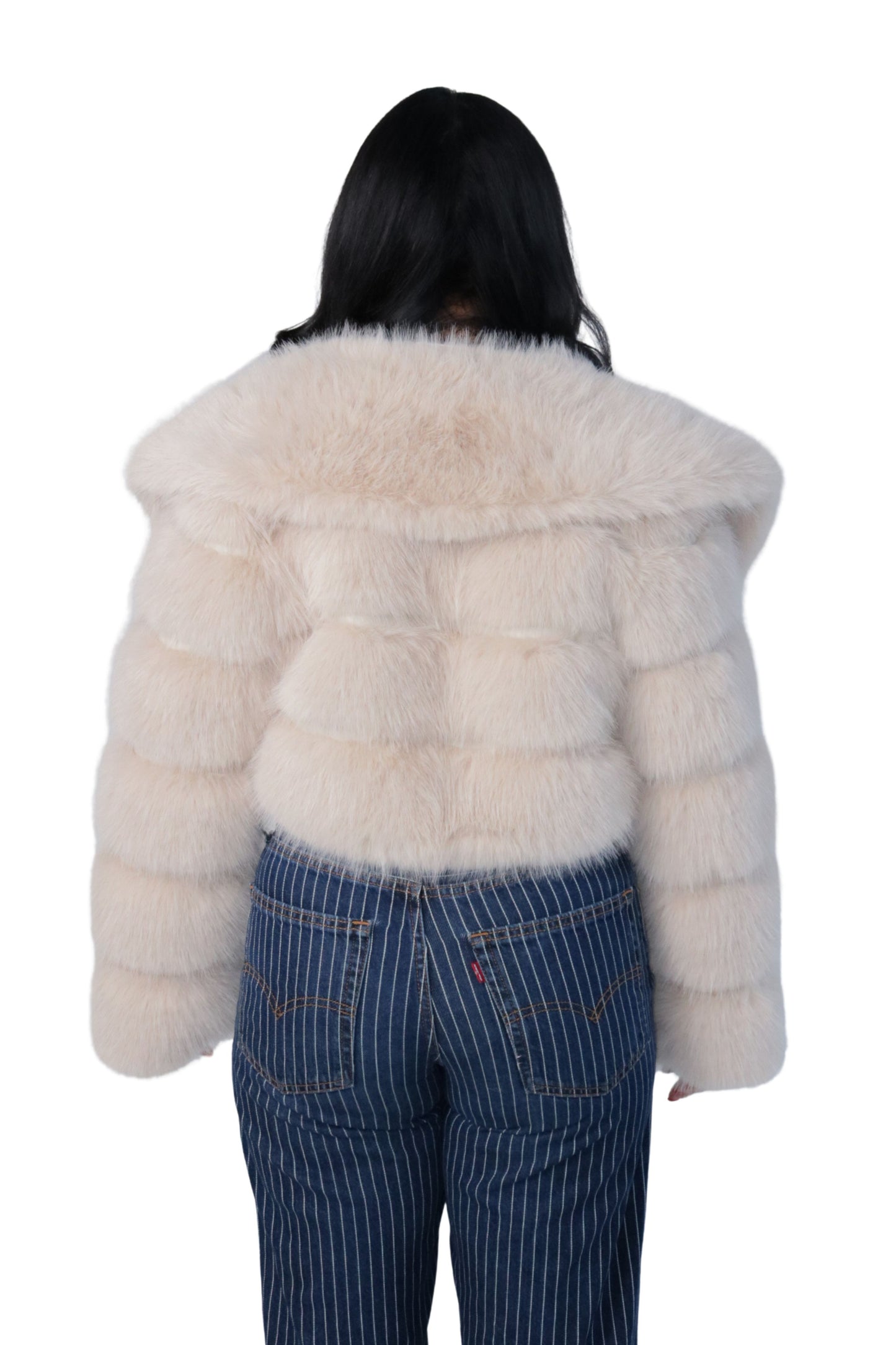 Cropped Fur Jacket