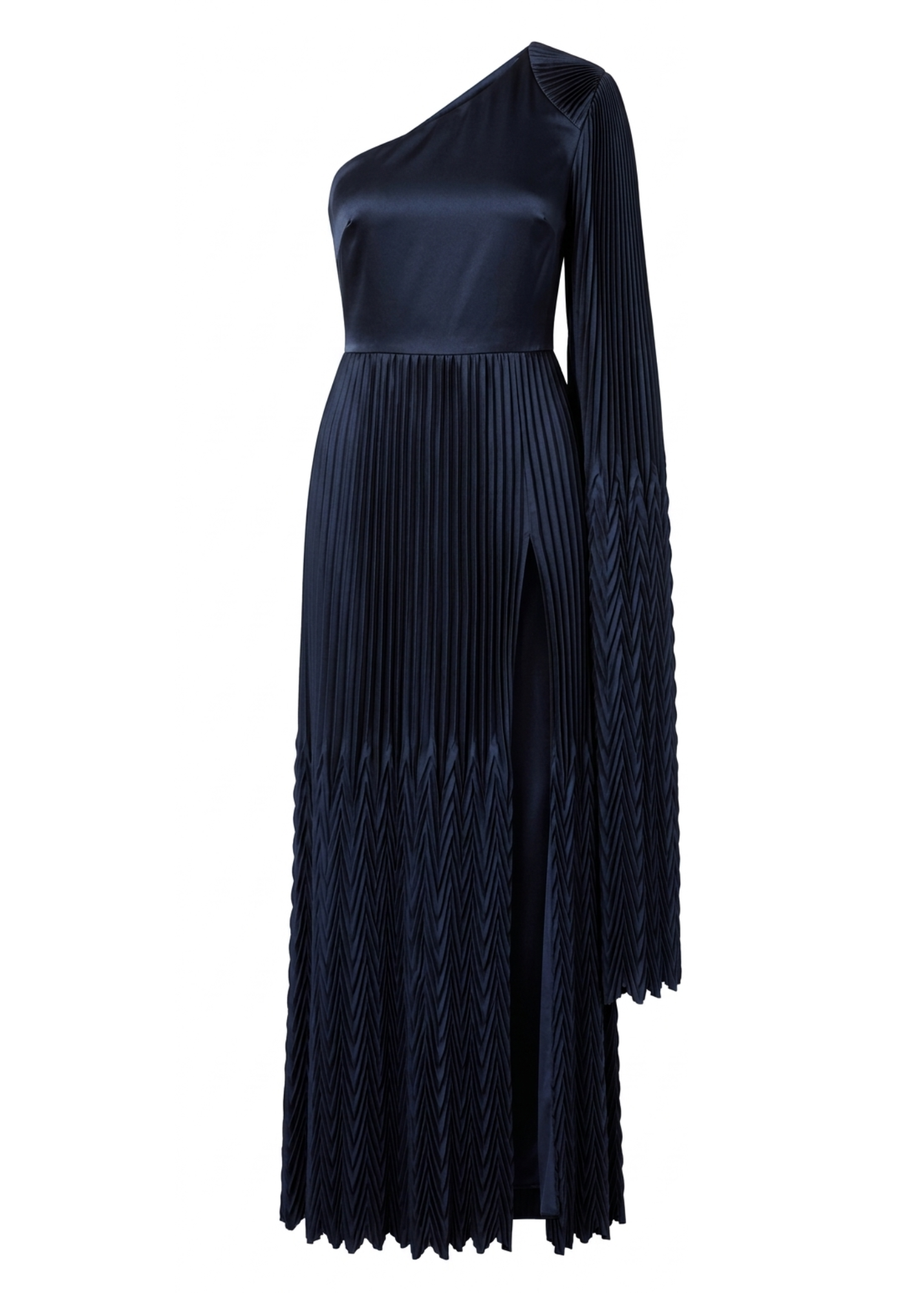 Asymmetrical Pleated Gown (Pre-Sale)