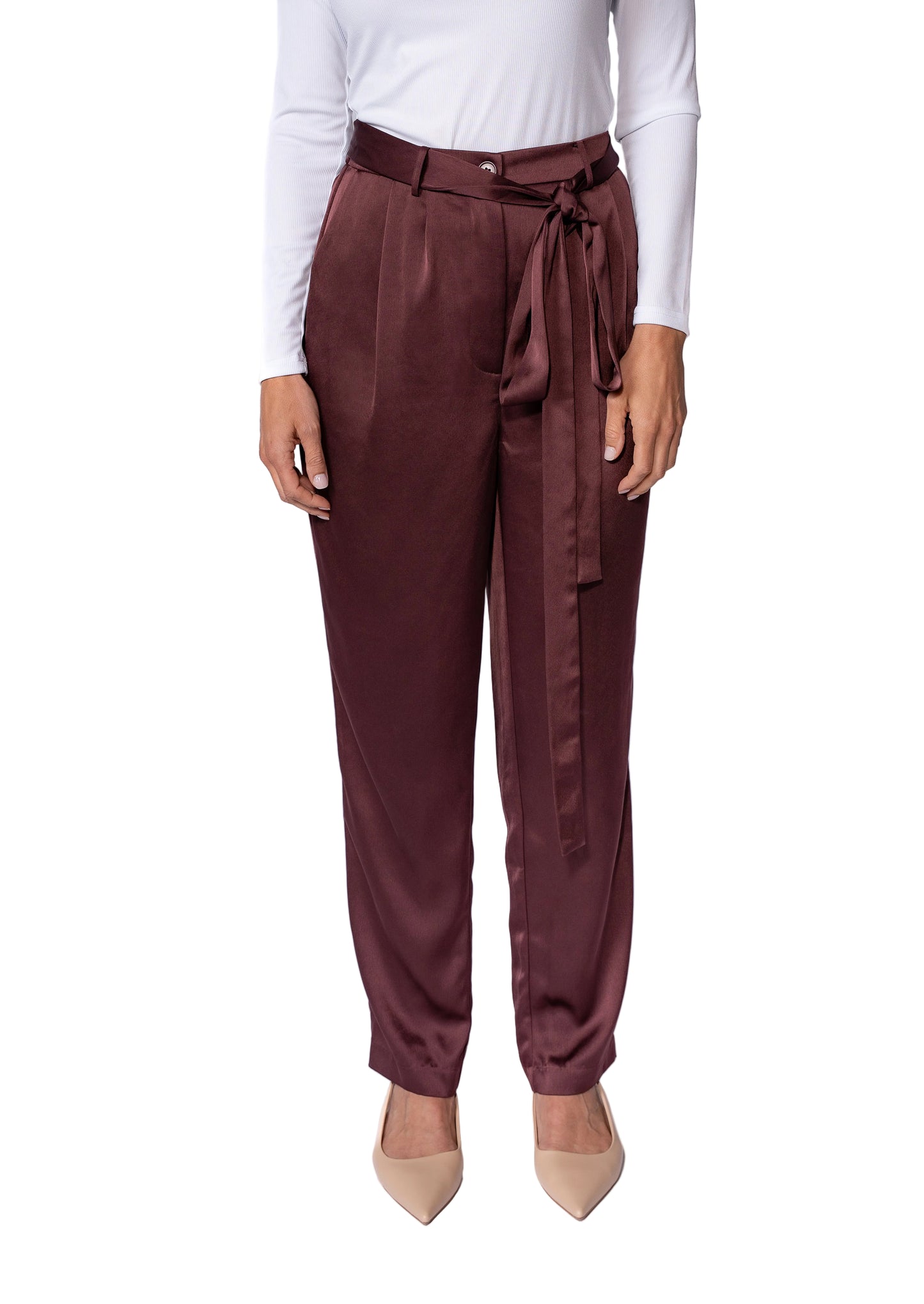 Satin Suit Pants