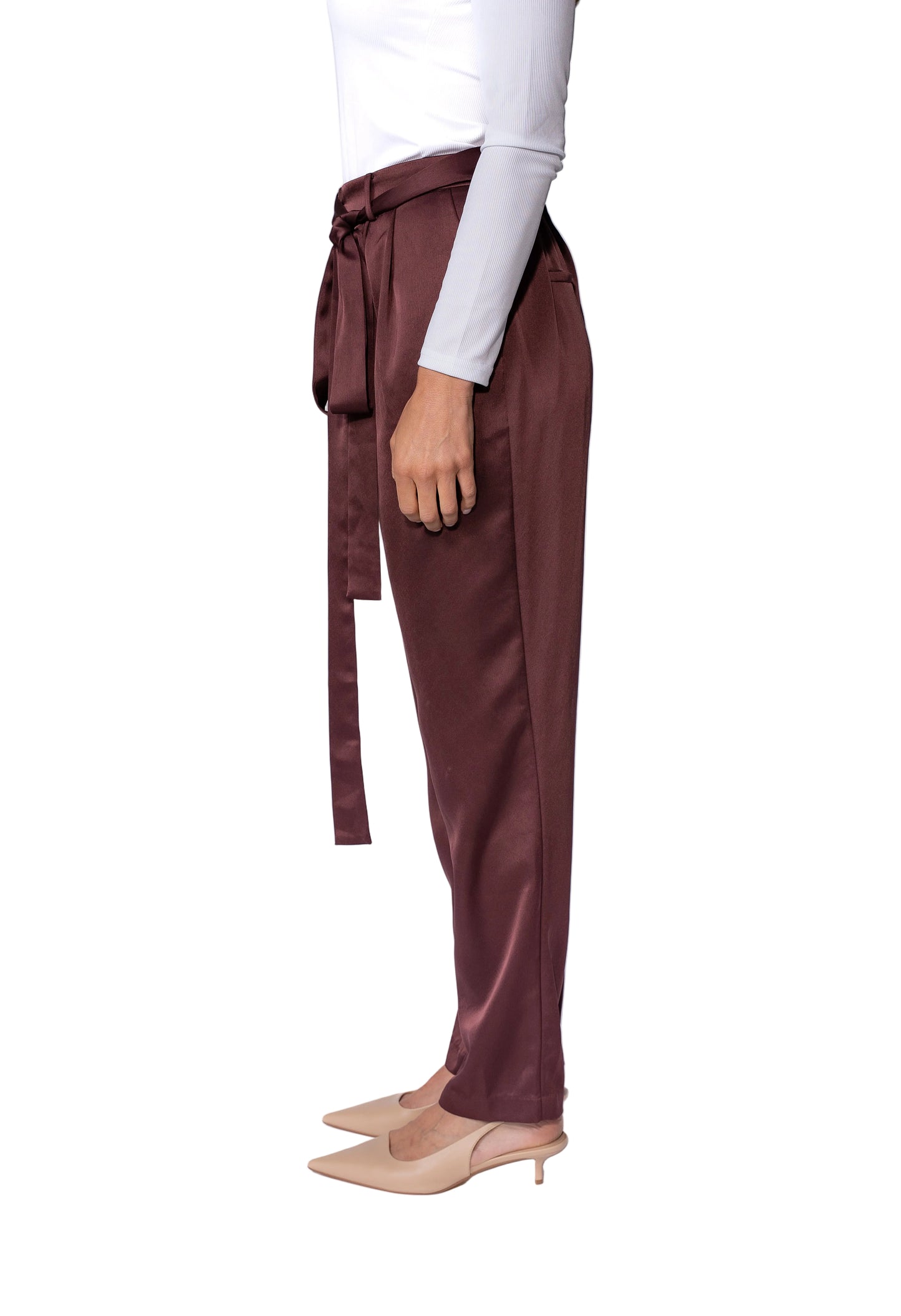 Satin Suit Pants