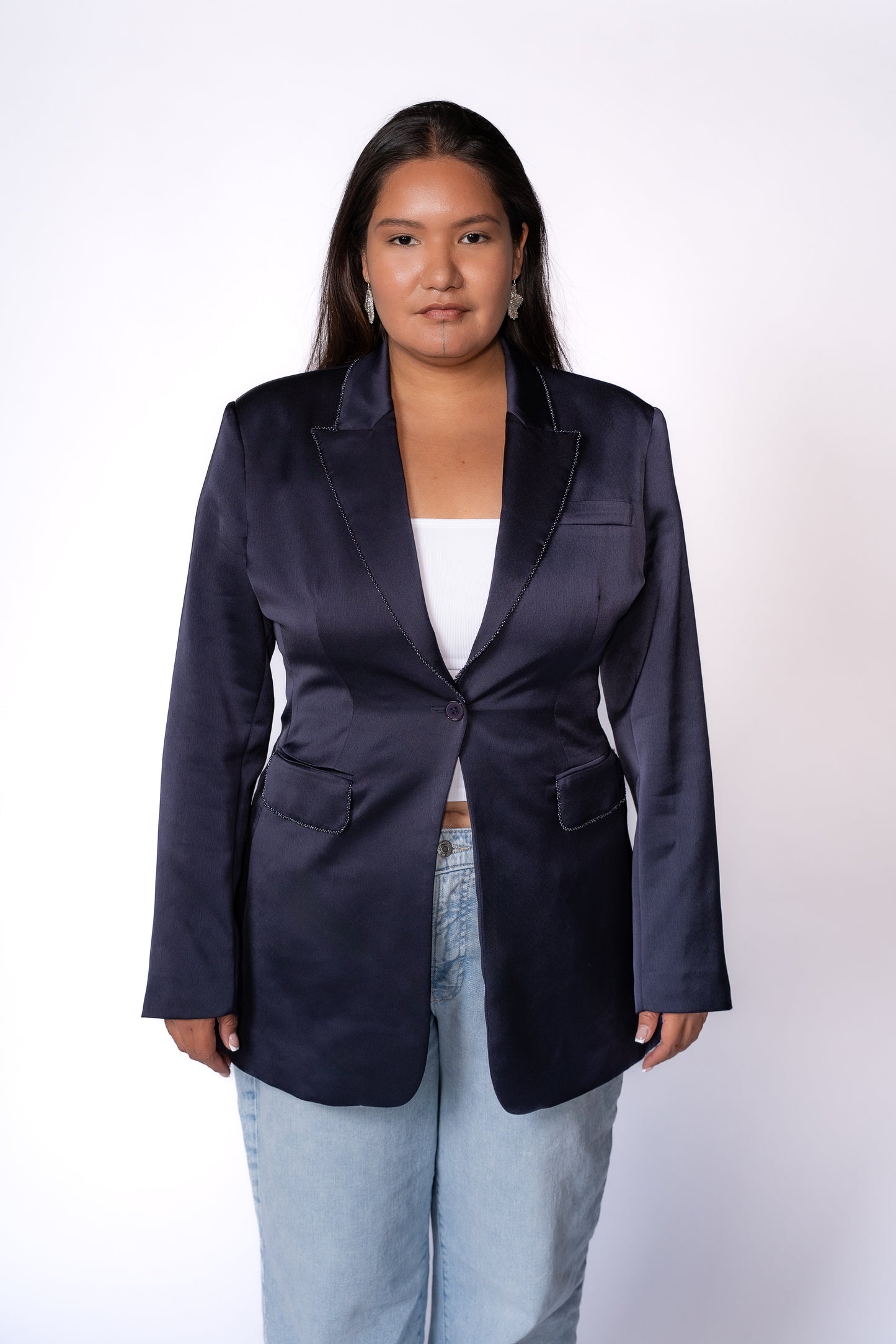 Satin Blazer