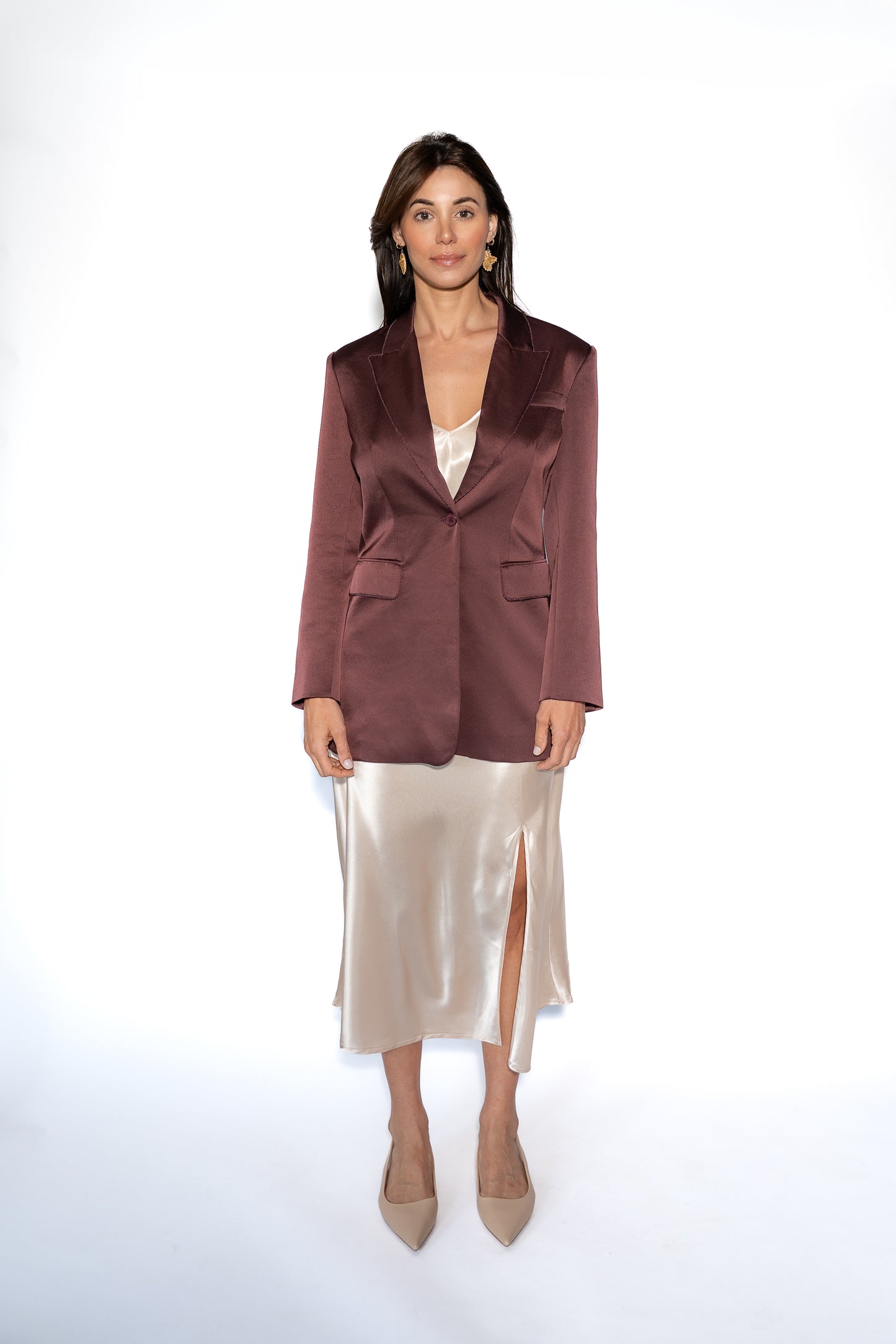 Satin Blazer