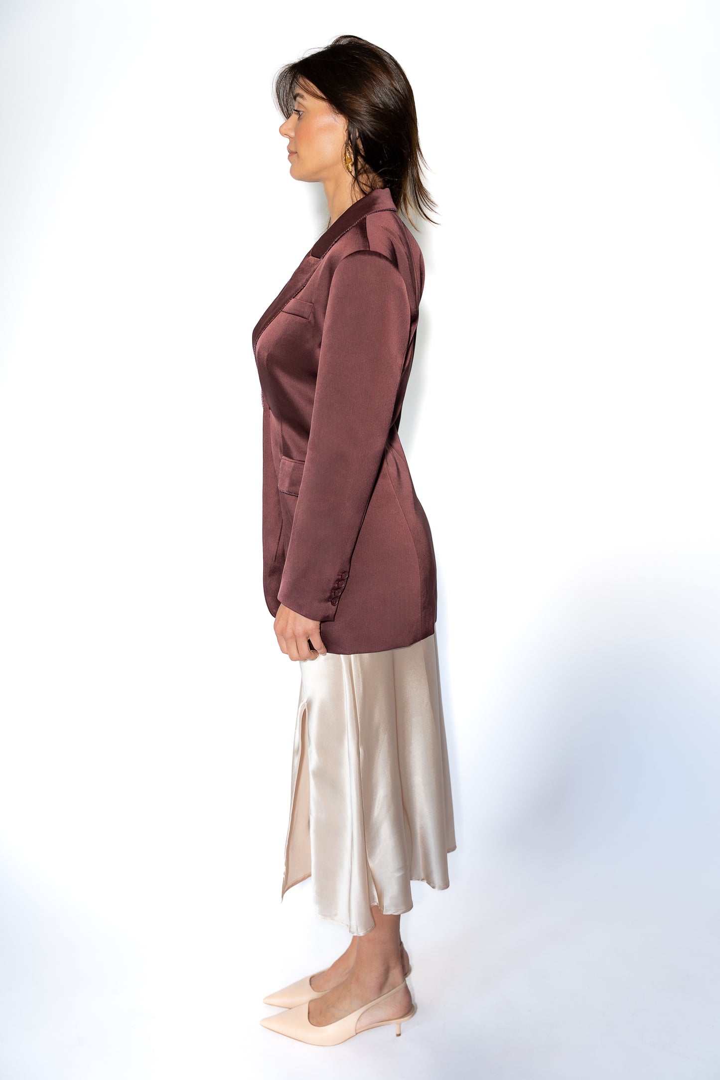 Satin Blazer