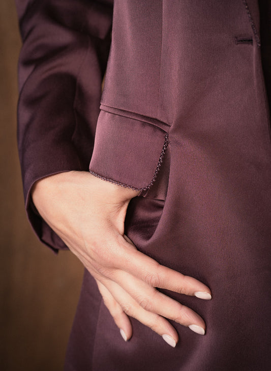 Satin Blazer