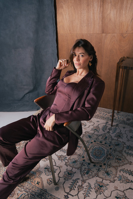 Satin Blazer