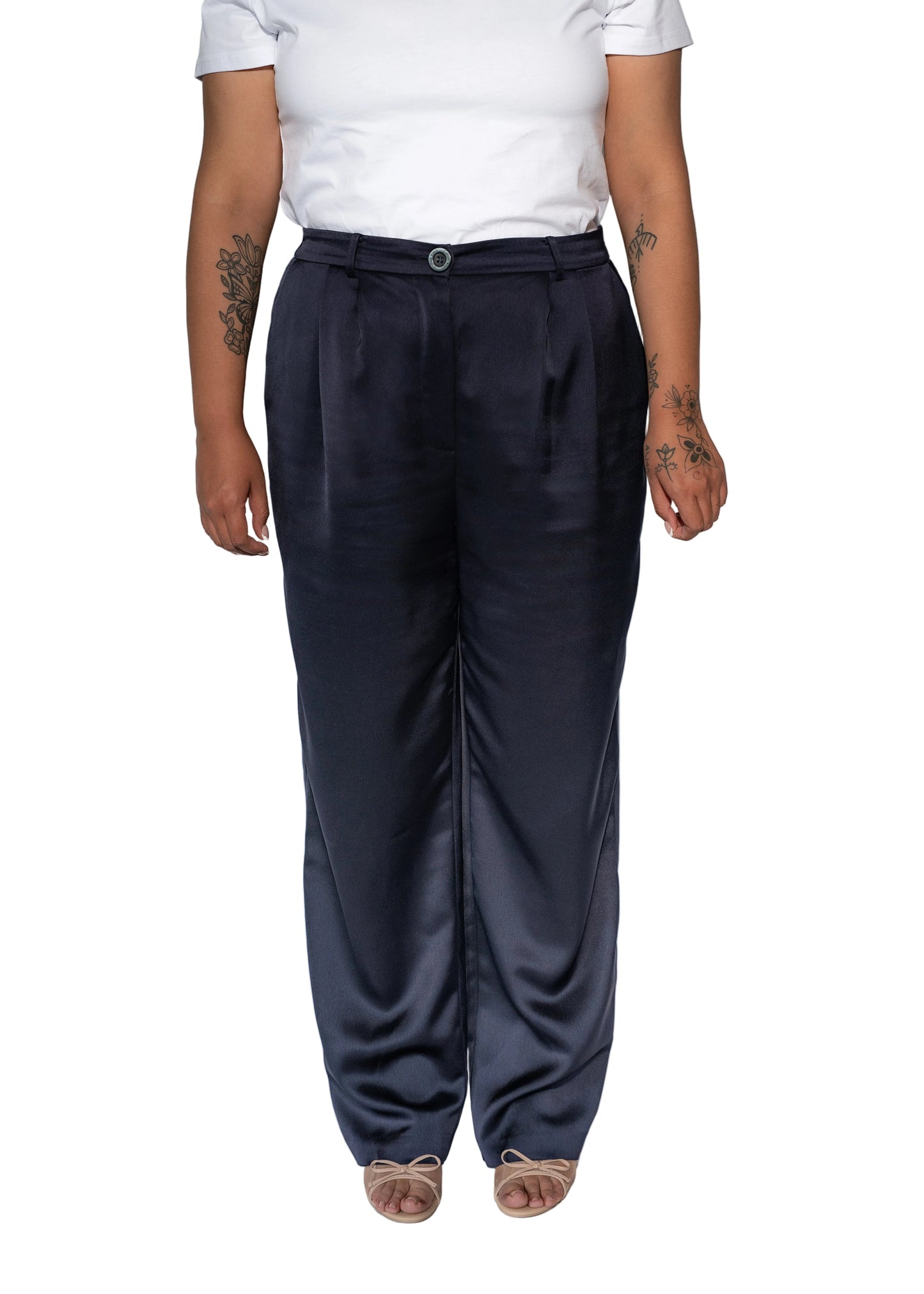 Satin Suit Pants
