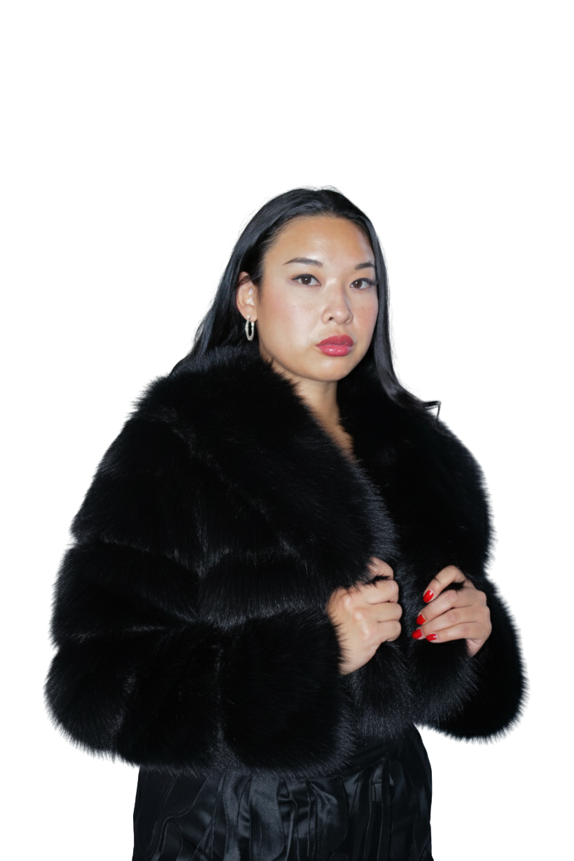 Cropped Fur Jacket