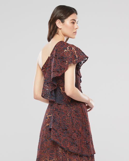 Lace Asymmetrical Dress